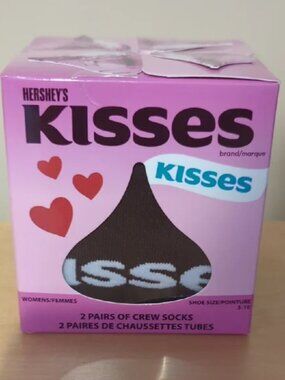Hershey's Kisses Crew Socks Women's size 4-10 brand new